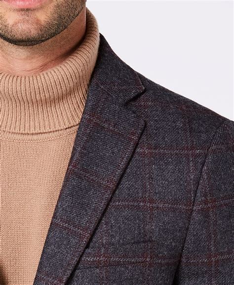 michael kors windowpane wool|Michael Kors Windowpane Sport Coat .